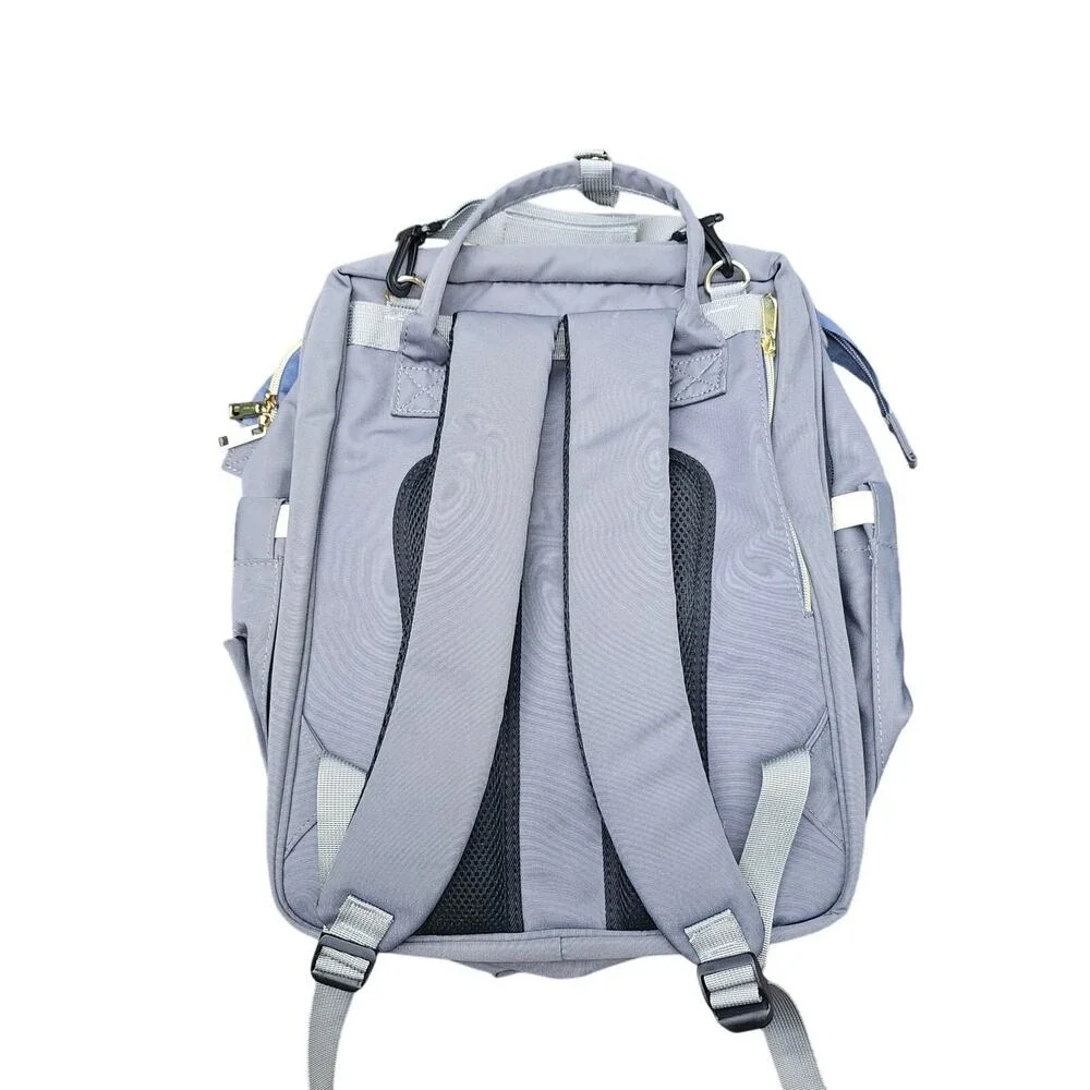 Mama Glamour Convertable Diaper Bag Waterproof Backpack with Charger - Picture 2 of 15